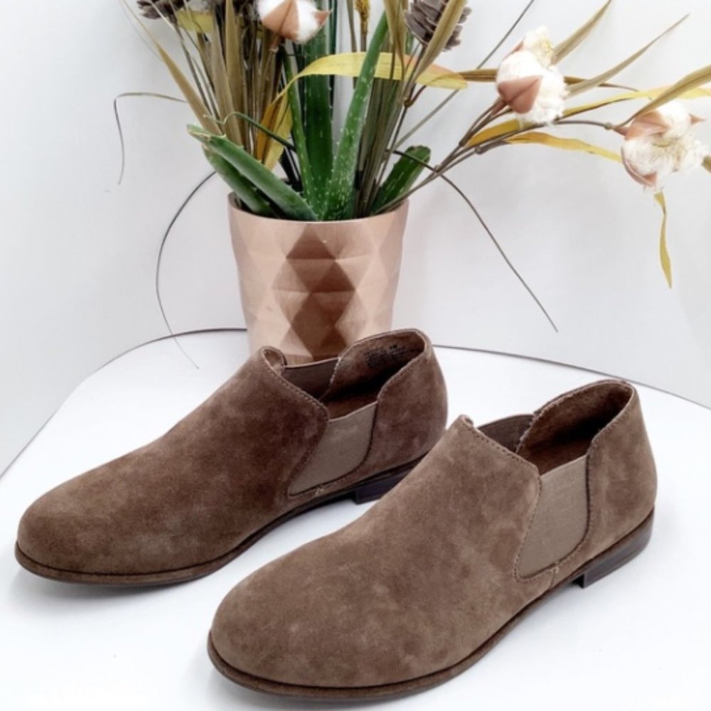 Suede Chelsea Booties
